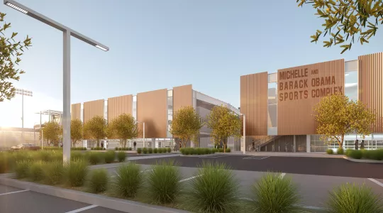 Michelle and Barack Obama Sports Complex rendering